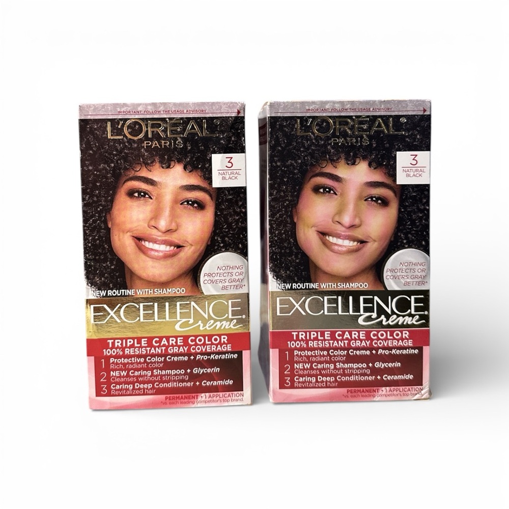 L'Oreal Excellence Creme Hair Color - Rich Brown bundle of 2